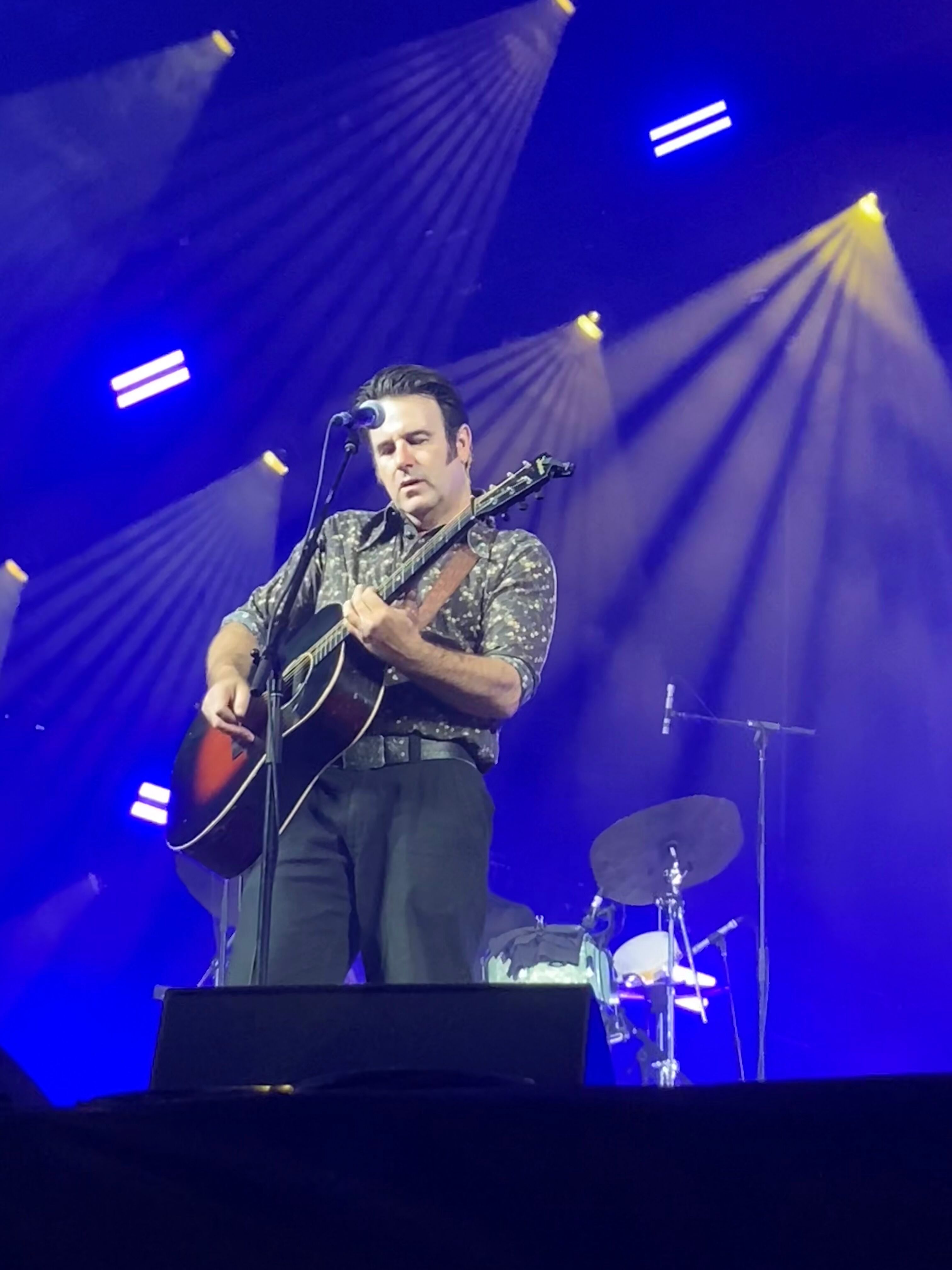 Josh Cunningham performing at Port Fairy Folk Festival